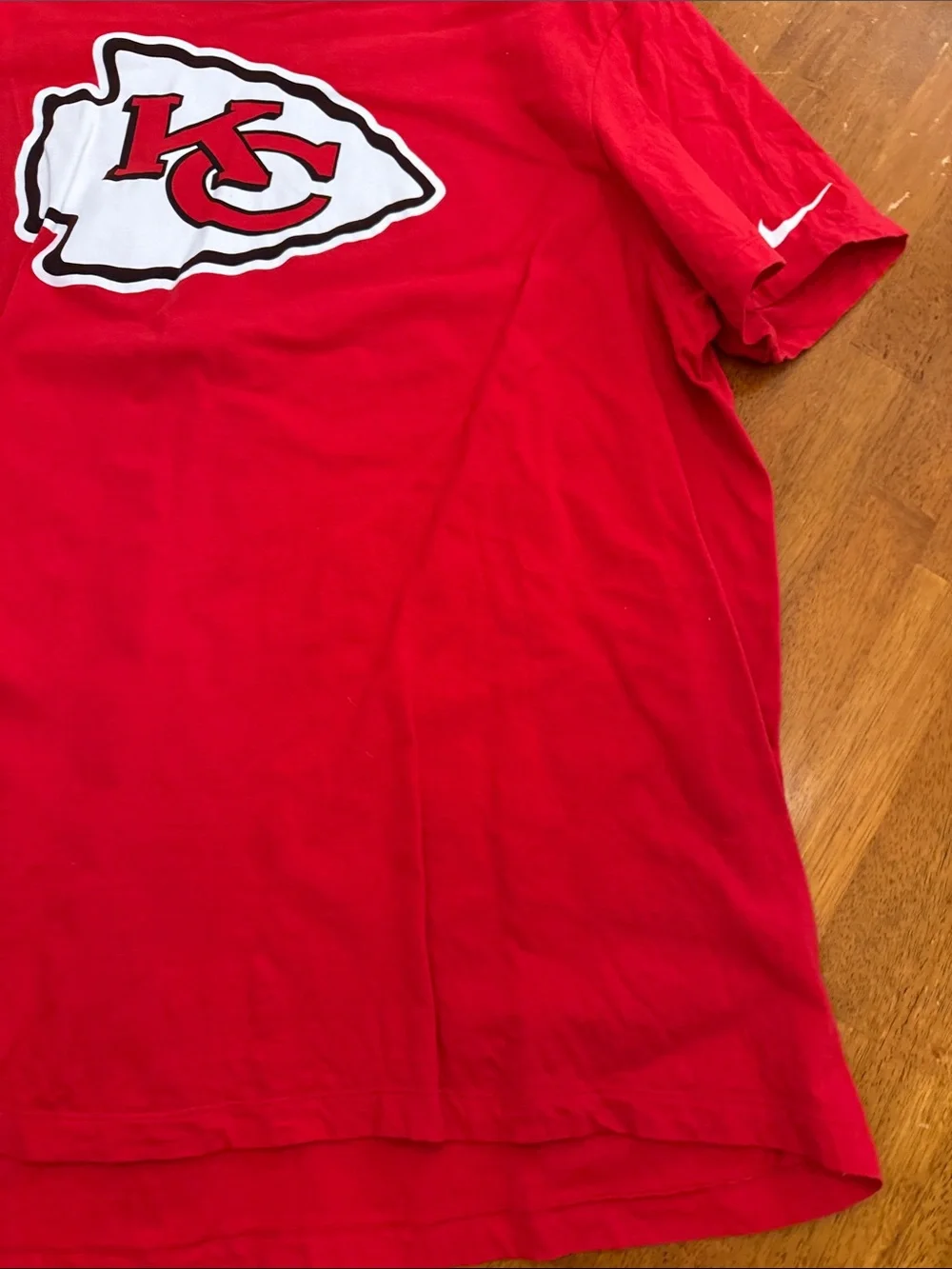 Nike Red Kansas City Chiefs Logo Tee xxl